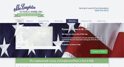Desktop Screenshot of mclaughlinfunerals.com